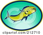 Poster, Art Print Of Swimming Fish Logo