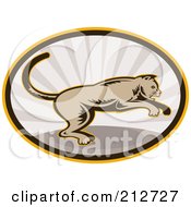 Jumping Cougar Logo