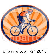Poster, Art Print Of Triathlon Cycling Logo