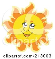 Poster, Art Print Of Summer Time Sun Smiling