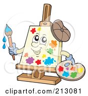 Poster, Art Print Of Canvas Character Painting