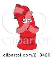Poster, Art Print Of Happy Fire Hydrant