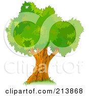 Poster, Art Print Of Mature Tree With Green Foliage