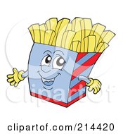Poster, Art Print Of Happy French Fry Carton