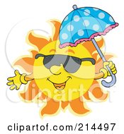 Poster, Art Print Of Summer Sun Smiling And Sporting Shades - 5