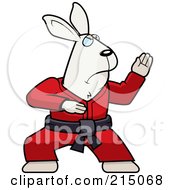 Black Belt Karate Rabbit