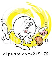 Royalty Free RF Clipart Illustration Of A Moodie Character Dropping A Hot Potato