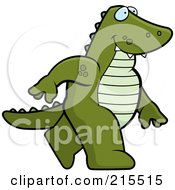 Poster, Art Print Of Alligator Walking Upright