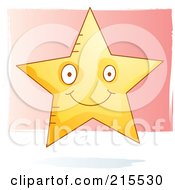 Poster, Art Print Of Cute Smiling Star