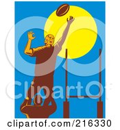 Poster, Art Print Of Rugby Football Player - 39