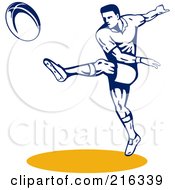 Poster, Art Print Of Rugby Football Player - 19