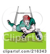 Poster, Art Print Of Rugby Football Player - 15
