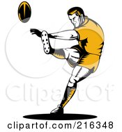 Poster, Art Print Of Rugby Football Player - 5