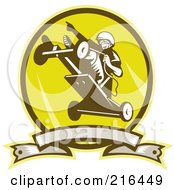 Royalty Free RF Clipart Illustration Of A Retro Soap Box Racer 3