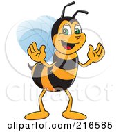 Poster, Art Print Of Worker Bee Character Mascot
