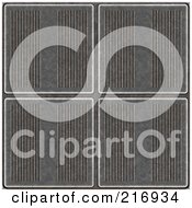 Poster, Art Print Of Seamless Background Of Metal Plate Tiles