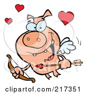 Poster, Art Print Of Cupid Piggy