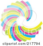 Pastel Colored Design Element Or Logo - 4