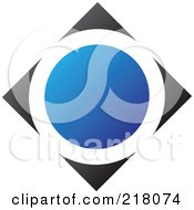 Royalty Free RF Clipart Illustration Of An Abstract Circle Logo Icon Design 21