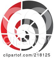 Poster, Art Print Of Abstract Spiraling Logo Icon - 4