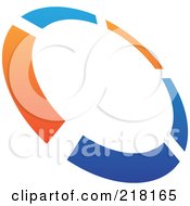 Royalty Free RF Clipart Illustration Of An Abstract Circle Logo Icon Design 11