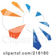 Royalty Free RF Clipart Illustration Of An Abstract Circle Logo Icon Design 16