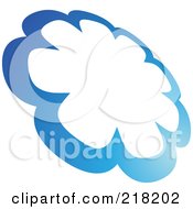 Poster, Art Print Of Abstract Cloud Circle Logo Icon Design