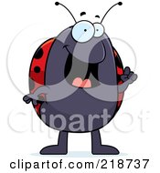 Poster, Art Print Of Smart Ladybug With An Idea
