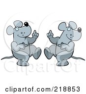 Poster, Art Print Of Dancing Rat Couple