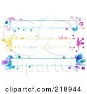 Poster, Art Print Of Digital Collage Of Three Colorful Website Banner Headers - 2
