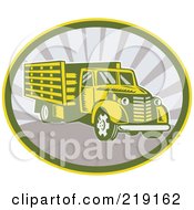 Poster, Art Print Of Retro Lorry Logo
