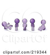 Purple Mascots - Entire Series by Leo Blanchette