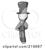 Royalty Free RF Clipart Illustration Of A White Man Depicting Abraham Lincoln by Leo Blanchette