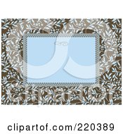 Poster, Art Print Of Formal Floral Invitation Border With Copyspace - 6