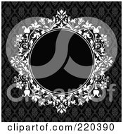Poster, Art Print Of Formal Floral Invitation Border With Copyspace - 9
