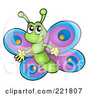 Poster, Art Print Of Cute Presenting Butterfly