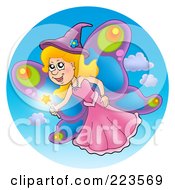 Poster, Art Print Of Magic Fairy With Butterfly Wings