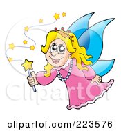 Poster, Art Print Of Magic Fairy With Bluewings