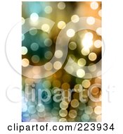 Poster, Art Print Of Background Of Sparkly Lights In Golden Tones