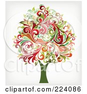 Poster, Art Print Of Tree With Flourish Foliage