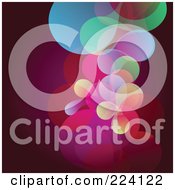 Poster, Art Print Of Abstract Background Of Transparent Colors