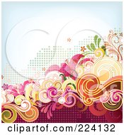 Poster, Art Print Of Leafy Floral Background - 24