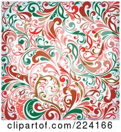 Royalty Free RF Clipart Illustration Of A Flourish Pattern Background 5