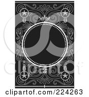 Royalty Free RF Clipart Illustration Of An Invitation Template With Copyspace 2