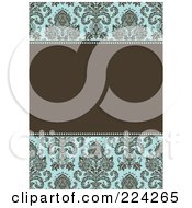 Royalty Free RF Clipart Illustration Of A Floral Invitation Template With Copyspace 14