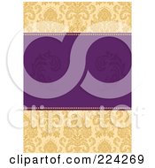 Poster, Art Print Of Floral Invitation Template With Copyspace - 6