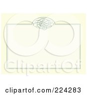 Royalty Free RF Clipart Illustration Of An Invitation Template With Copyspace 10