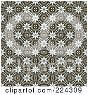 Poster, Art Print Of Floral Pattern Background