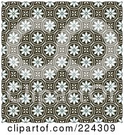 Royalty Free RF Clipart Illustration Of A Floral Pattern Background
