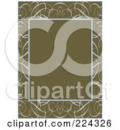 Poster, Art Print Of Swirl Invitation Template With Copyspace - 4